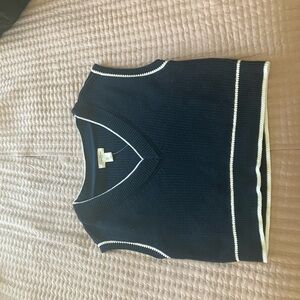 Jessica Simpson Dark Blue Knit Vest